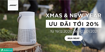 MỪNG GIÁNG SINH VÀ NĂM MỚI: GIẢM TỚI 20% LOA, TAI NGHE, KÍNH MÁT BOSE CHÍNH HÃNG!